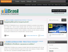 Tablet Screenshot of brasil-economia-governo.org.br